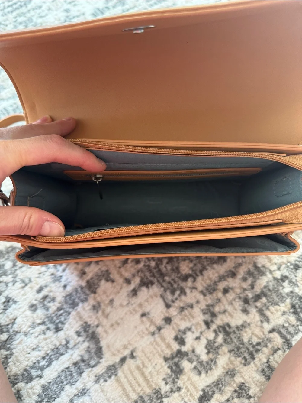 Pixie Mood tan crossbody bag